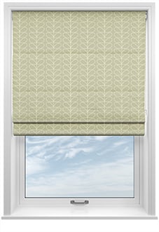 Orla Kiely Linear Stem, Pebble - Roman Blind